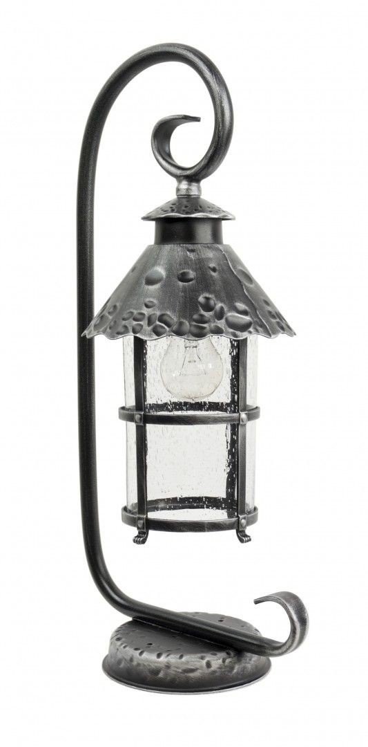 Su-Ma Lampa zewnętrzna stojąca latarnia patyna srebro Toledo K 4011