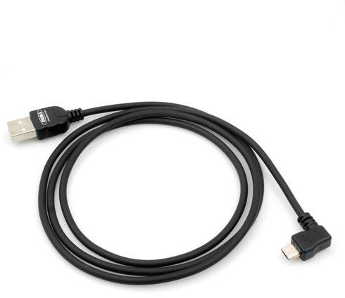 System-S Micro USB kabel do transmisji danych kabel do ładowania z 90 ° Wtyczka kątowa 90 ° gewinkelt 100 cm
