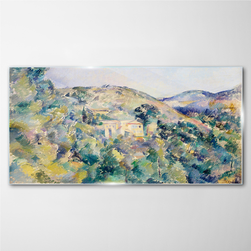 PL Coloray Obraz Szklany Widok Góry Malarstwo 100x50cm