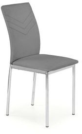 Halmar Krzesło K-137 Popiel Ekoskóra/chrom