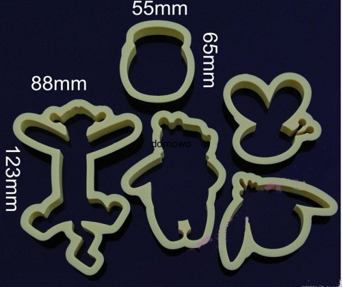 PLASTIKOWE FOREMKI wykrawacze CIASTEK- 5 szt
