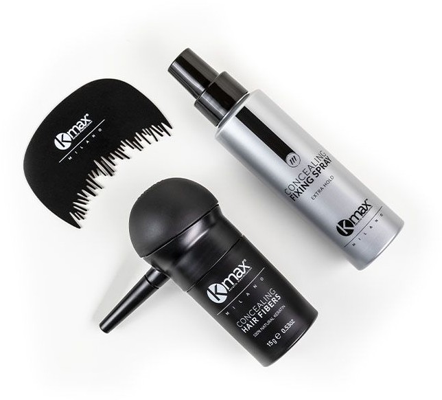 Kmax Keratin Maximization Kmax Zestaw Startowy Zagęszczanie Włosów Mikrowłókna do Włosów 4 Produkty