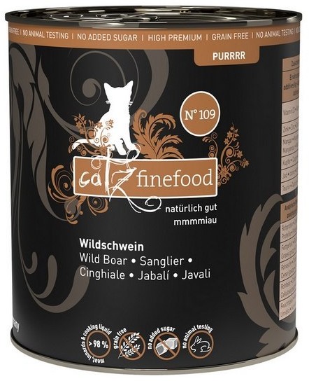 Catz Finefood Purrrr N.109 Dzik puszka 800g 15332