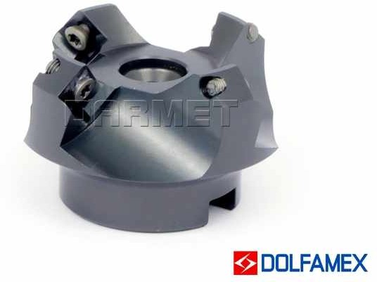 DOLFAMEX Frez składany 50 mm nasadzany 4-ostrzowy czołowy | SEKT 1204 | 220.139 - 050 - 0641-549-800108
