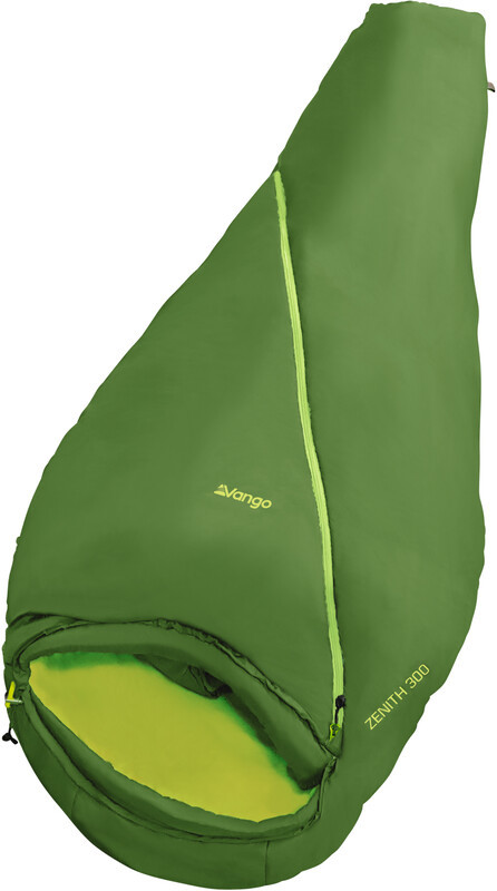 Vango Zenith 300 Sleeping Bag, zielony 2022 Śpiwory syntetyczne SBSZENITH000002