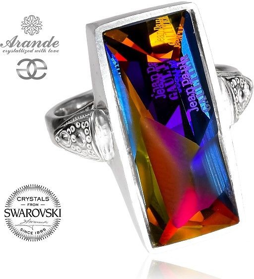 Swarovski Arande NOWE pierścionek VOLCANO JEAN PAUL GAULTIER SREBRO 700433