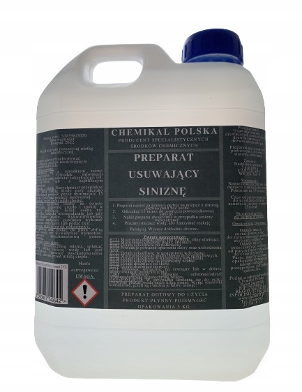 Usuwanie plam/wybielanie drewna Producent. Sinizny