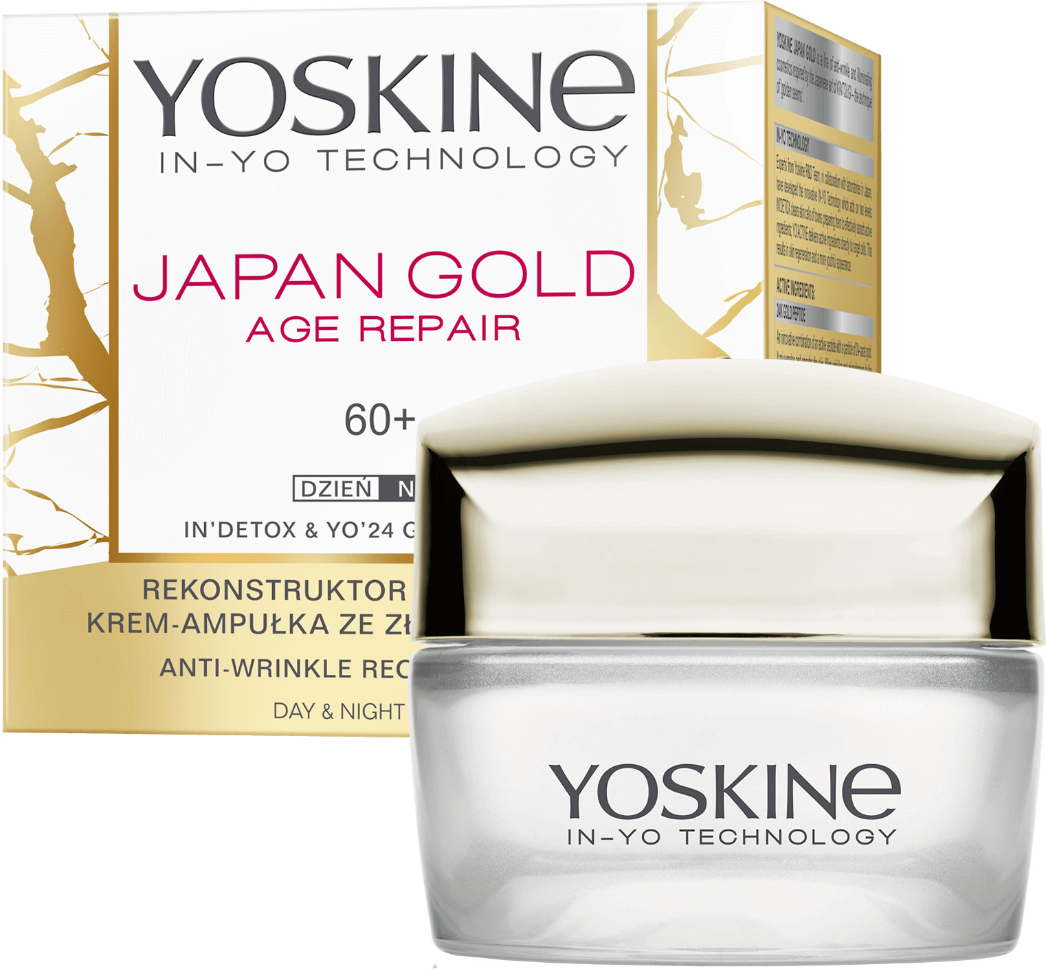 Yoskine Japan Gold Krem na dzień i noc 60+ 50 ml 010214020