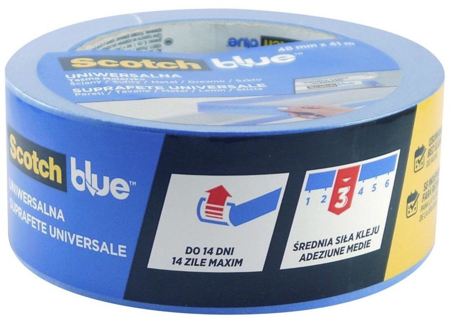 3M Taśma malarska UNIWERSALNA 48 mm x 41 m SCOTCHBLUE