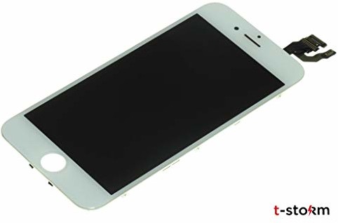 T-Storm t-storm Wyświetlacz LCD i ekran dotykowy do Apple iPhone 6 - hybrydowy (oryginalny wyświetlacz LCD LG + szkło i części zamienne producenta) - biały