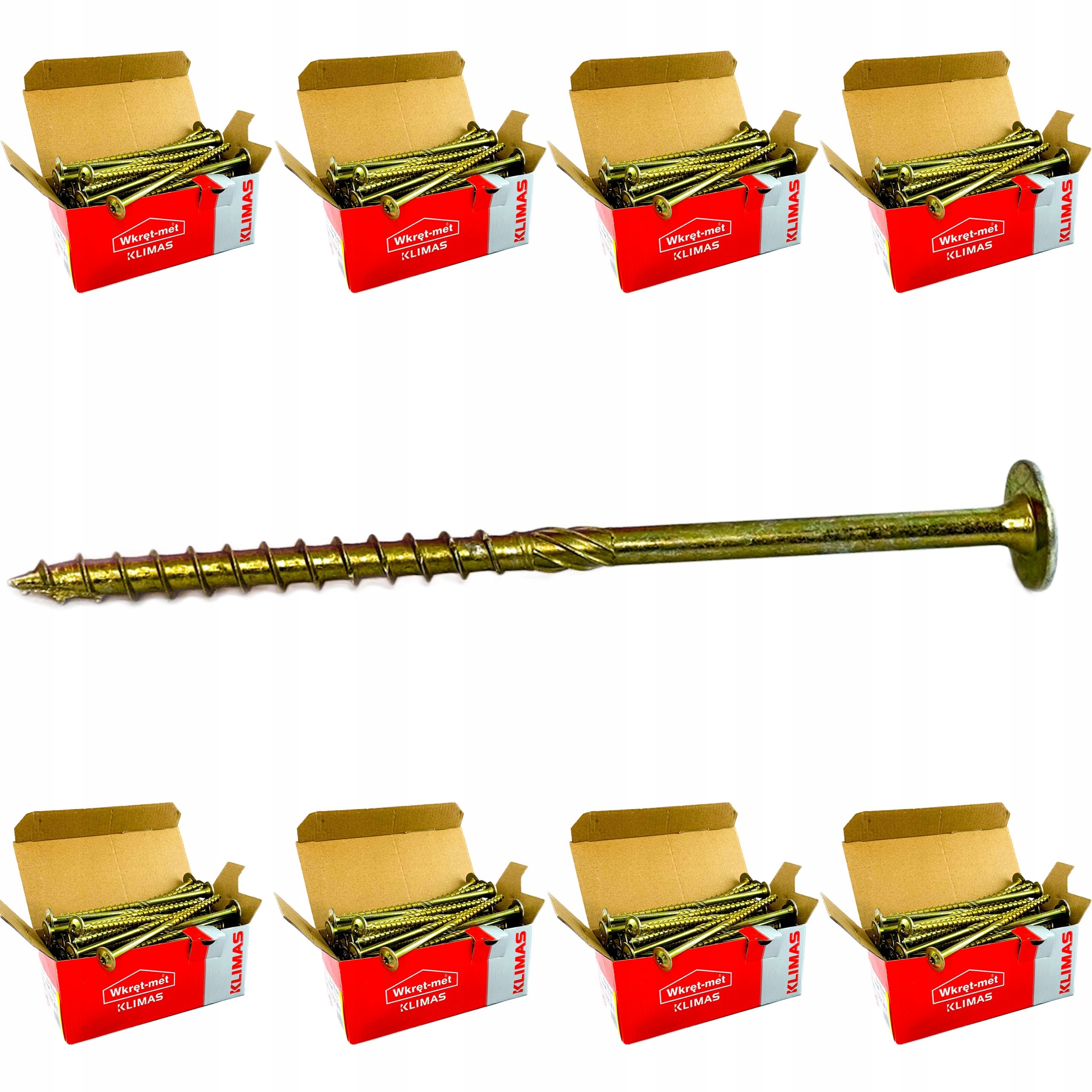 Wkręty Do Drewna Ciesielskie Torx 6x100 400 szt.