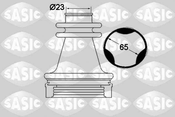SASIC Zestaw osłon, półoś napędowa 1904035 1904035