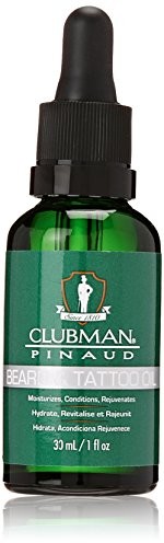 Pinaud Clubman Clubman Beard and Tattoo Oil, 1 ounce by Clubman 070066280036