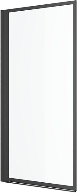 Excellent Fabrika Parawan nawannowy jednoczęściowy 73x145 cm profile czarny mat szkło przezroczyste z powłoką CleanControl KAEX.4030.730.LP