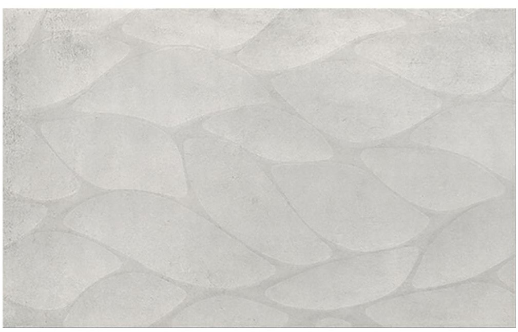 Cersanit Glazura SAMBIANO LIGHT GREY STR. 25x40