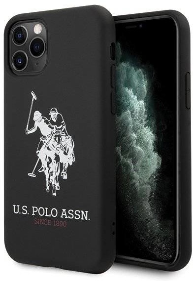 U.S. Polo Assn. USHCN65SLHRBK iPhone 11 Pro Max czarny/black Silicone Collection hurtel-63081-0