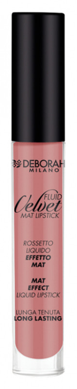 Deborah MILANO MILANO - FLUID VELVET MAT LIPSTICK - Matowa pomadka do ust w płynie - 08 DEBVLPUPL-WPL-07