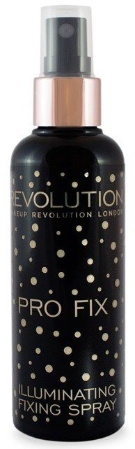 Makeup Revolution Pro Fix Illuminating, spray utrwalający makijaż, 100 ml