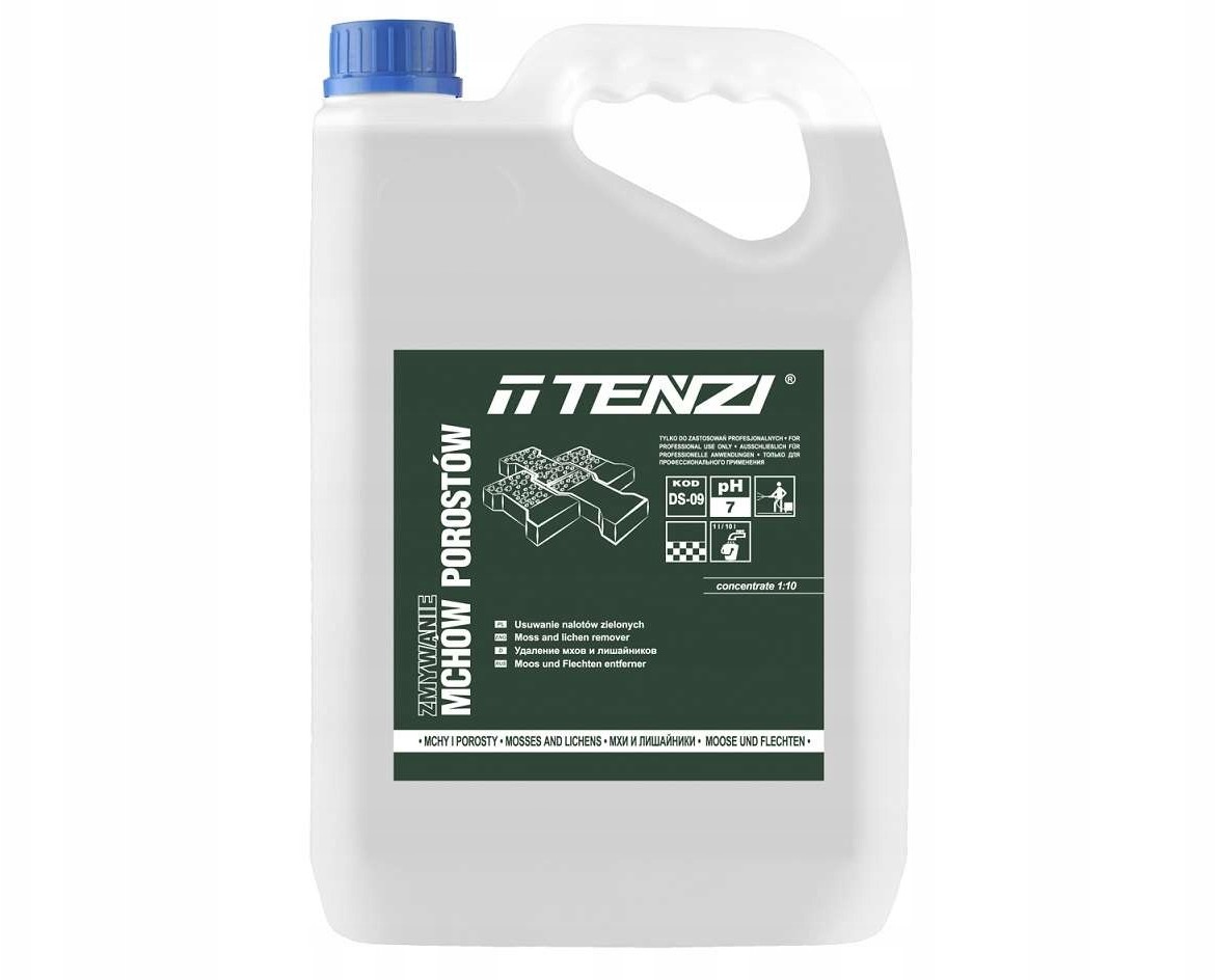 Tenzi Zmywanie mchów porostów z kostki brukowej 5L