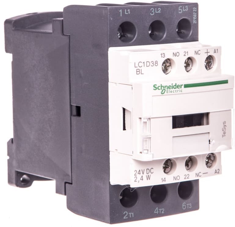 Schneider Electric Stycznik mocy 38A 3P 24V DC 1Z 1R LC1D38BL LC1D38BL