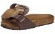 Birkenstock Klapki Madrid BF Nubuk Mocca 040093 (BK15-a) para 38:1|40:1|41:1|