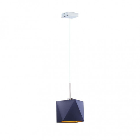 Lampa wisząca nad stół na chromowanym stelażu - G5-T19