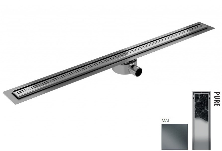 Wiper New Elite Slim Pure Zestaw Odpływ liniowy 50 cm mat 100.3402.03.050