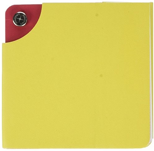 Moulinart moulinart Estelle notatnik 8,5 x 8,5 cm 8,5 x 8,5 cm Jaune Chartreuse 149-ESTELLE-JAUNE CHARTREUSE