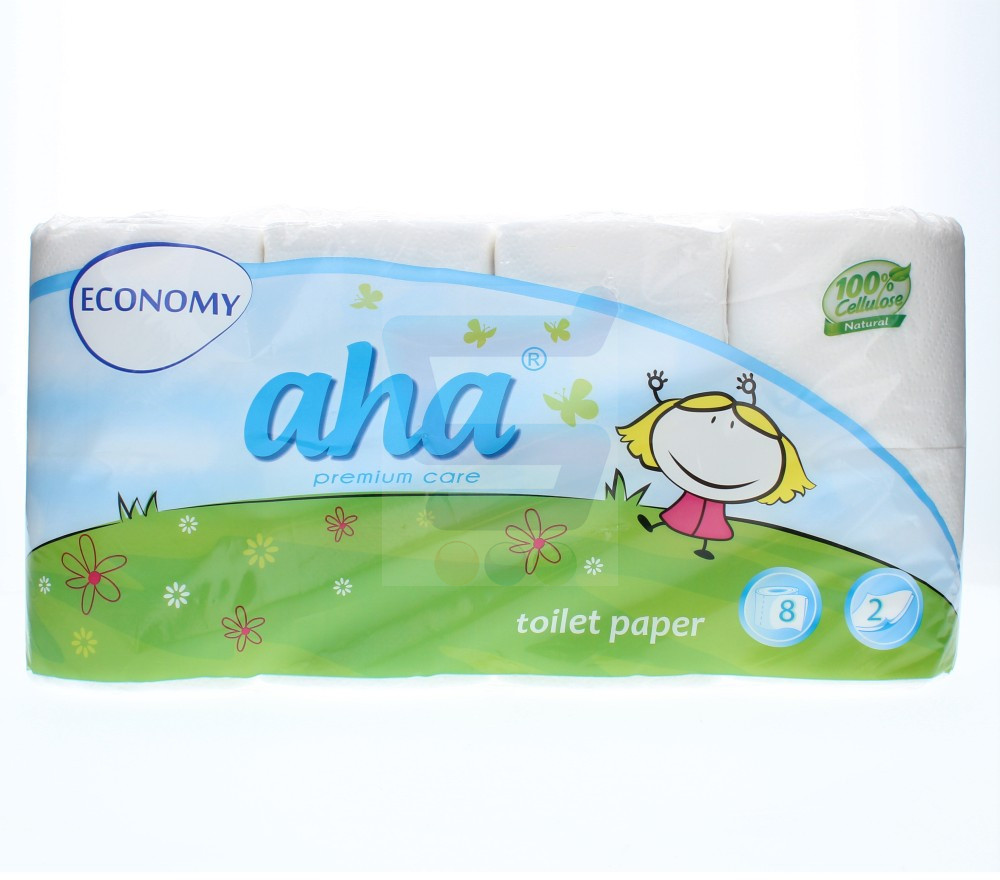 Aha Premium Care Papier toaletowy 8 szt.