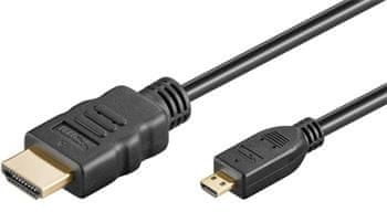 PremiumCord przewód HDMI A HDMI micro D 5 m