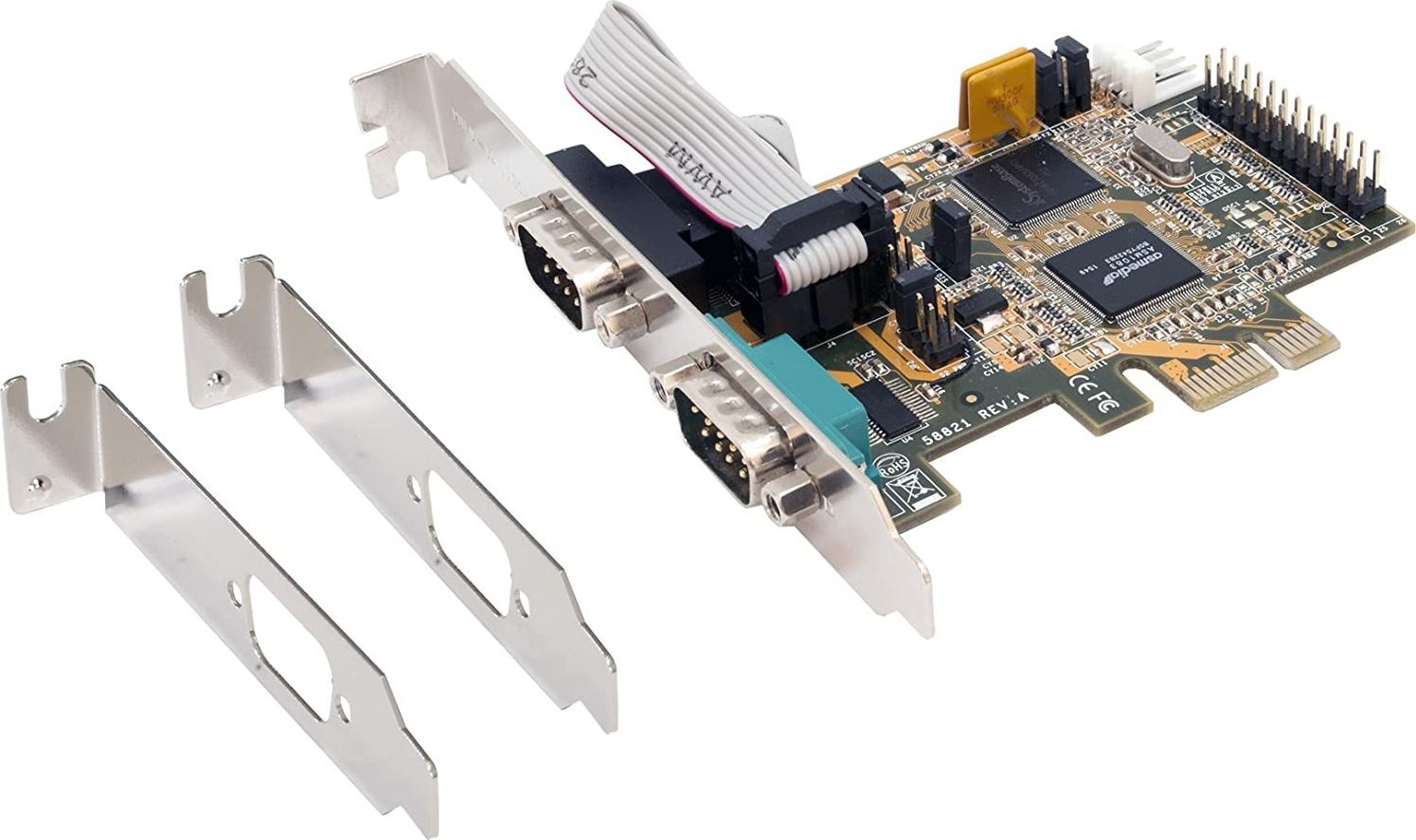 Exsys Kontroler Exsys PCIe x1 2x Port szeregowy EX-44062 EX-44062