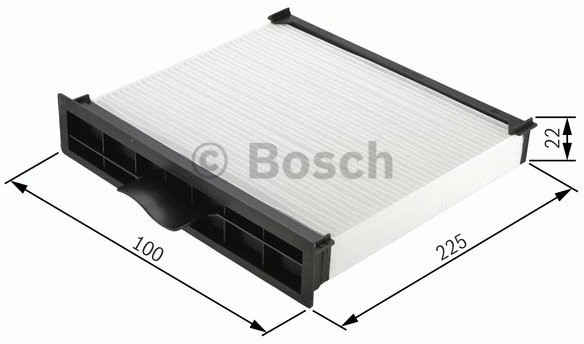 Bosch Filtr, wentylacja przestrzeni pasażerskiej 1 987 432 176 1 987 432 176