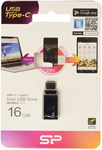 Silicon Power Firma F80 USB-Stick klucze czarna 16 GB SP016GBUC3C31V1K