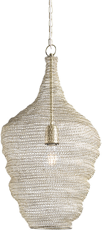 QAZQA Orientalna lampa wisząca złota 30 cm - Nidum