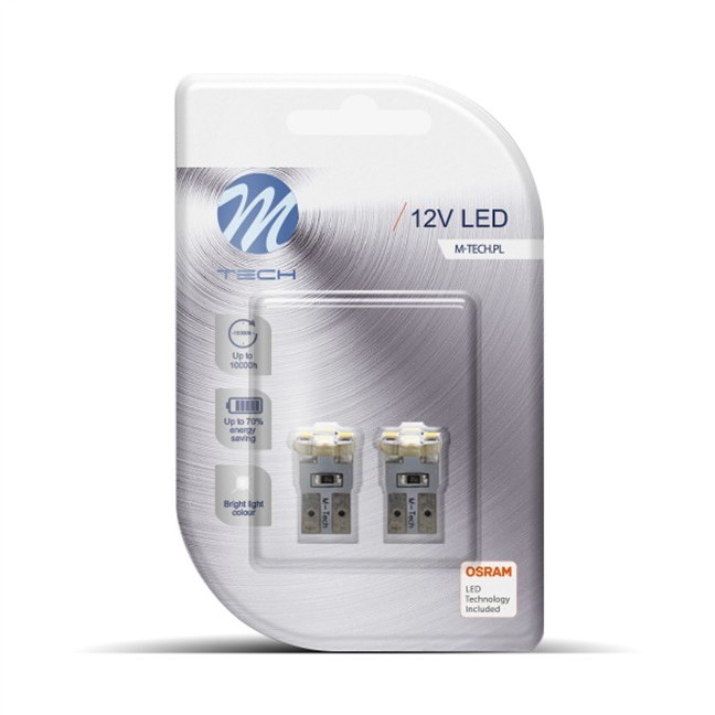 DIODA LED L069 W5W BIAŁA
