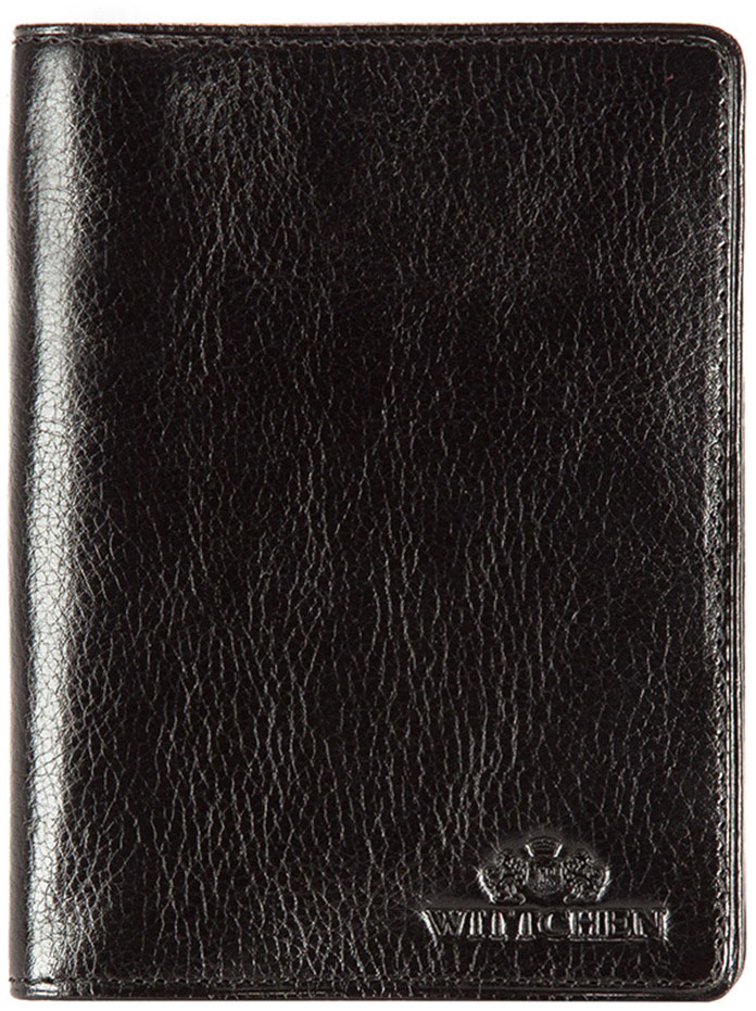Wittchen Etui na dokumenty skórzane z kieszenią 21-2-174-1