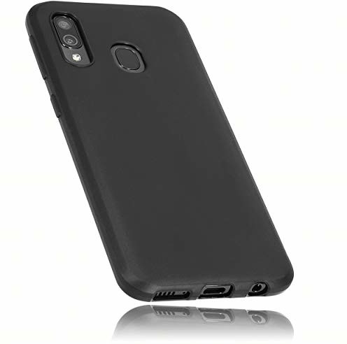 Mumbi pokrowiec Bookstyle Case kompatybilny z Samsung Galaxy A40 pokrowiec na telefon komórkowy Case Wallet, czarny Samsung Galaxy A40