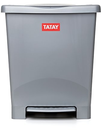 Tatay tatay kosz na śmieci/kosz na śmieci z pedałem, 23 L, tworzywo sztuczne, 33,5 x 30 x 39 cm 1101406