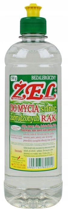 BioLife Żel Bhp do mycia rąk prania Silne Zabrudzenia 500g