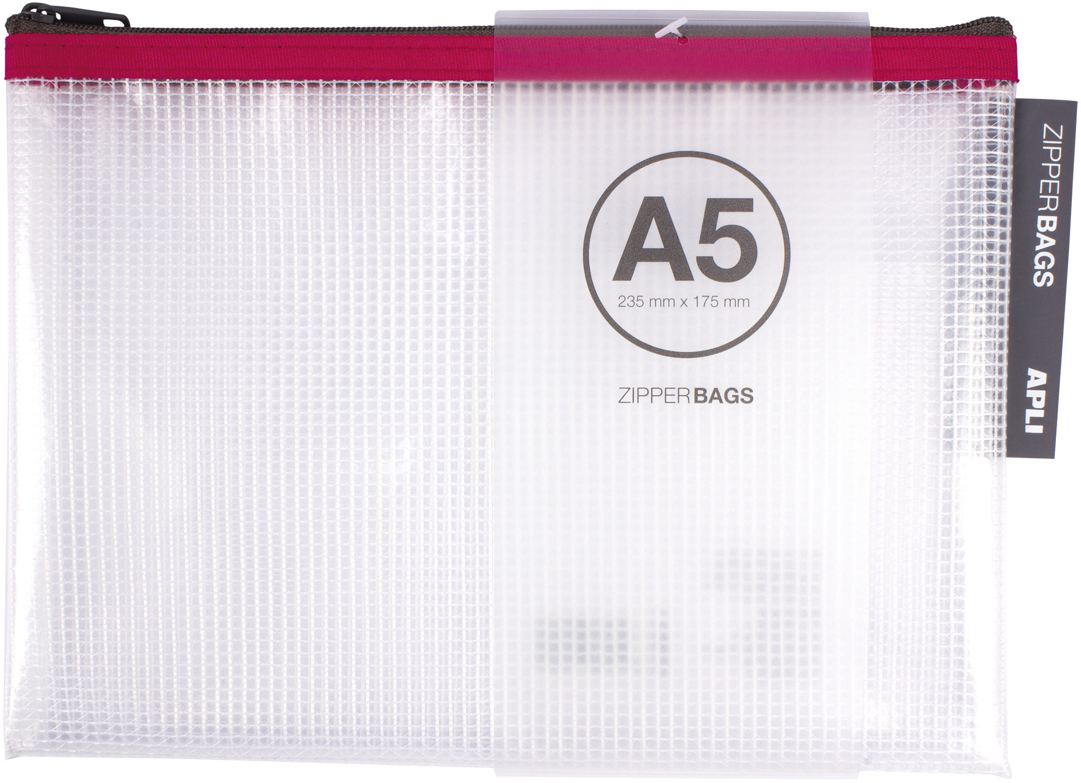 Koszulka Zipper Bag, A5, czerwona