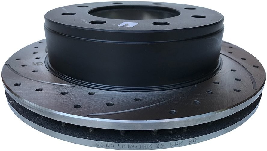 AS-TEC Tylna WIERCONA nacinana tarcza hamulcowa Hummer H2 55057RL-MIKODA