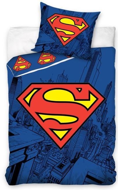Carbotex Superman Komplet pościeli 160x200 cm