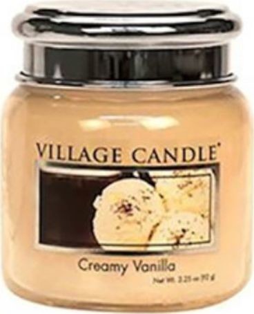 NoName świeca zapachowa Creamy Vanilla 7 cm wosk miękki żółty twm_937071