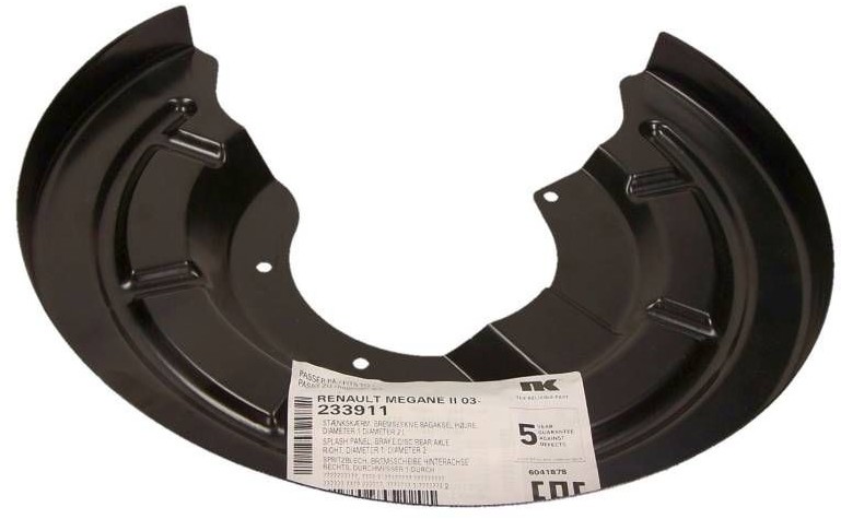 NK Panel rozbryzgiwujący, tarcza hamulcowa 233911 233911