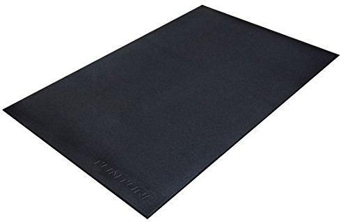 Tunturi Mata XL (rower) mata ochronna na podłogę X, czarna, 227 x 90 cm 14TUSFU120