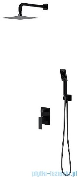 Omnires Parma zestaw podtynkowy natryskowy czarny SYSPM10BL W magazynie)