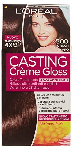 Loreal Barwniki do włosów kremowy Gloss bez amoniaku N500 jasnobrązowy A2916554