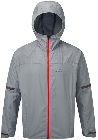 Ronhill Kurtka biegowa męska LIFE NIGHTRUNNER JACKET szara