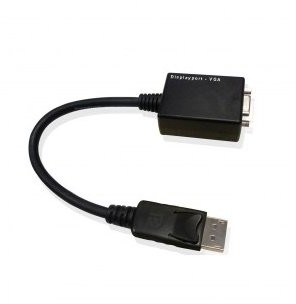 Art Konwerter DISPLAY PORT/VGA Żeńska 15cm KABADA DP/VGA AL-OEM-85