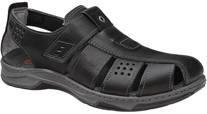 Pegada Brazylijskie Sandały 132201-06 Preto Czarne Półbuty na lato 28035